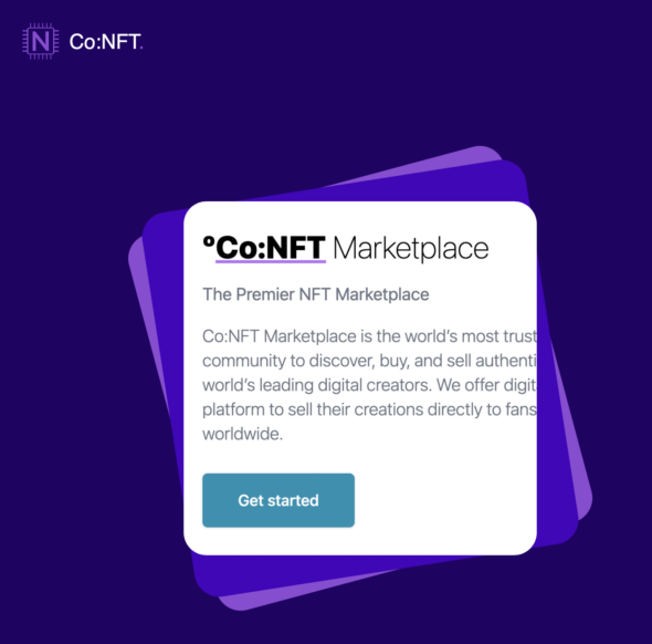 Co:NFT | Full-Stack NFT Marketplace Design & Development